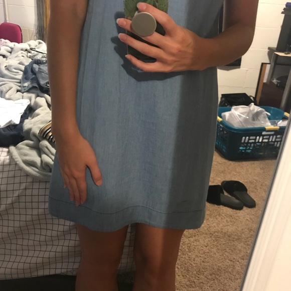 Rebellion Chambray Shift Dress - Picture 7 of 7